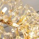 Lustra LED  Pendul Elit's Tessa 92x30 cm, Cristal,  Gold