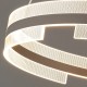 Lustra LED Cu Telecomanda, Elit's EsnF6601-1, 160w, Gri
