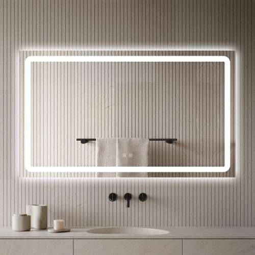 Oglinda LED cu touch si funcție de dezaburire 110 x 70 cm Elit's ESNJ22