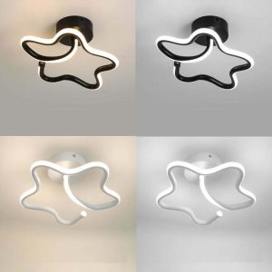 Lustra LED Plafoniera, Elit's Esn6130-bk, 36 W (18x18), 25cm X 10 Cm
