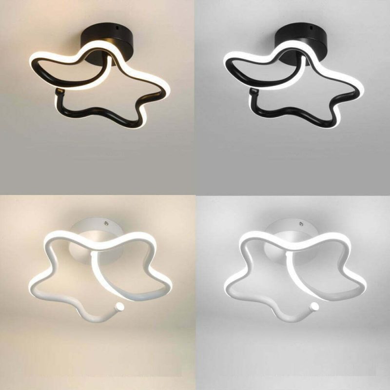 Lustra LED Plafoniera, Elit's Esn6130-bk, 36 W (18x18), 25cm X 10 Cm