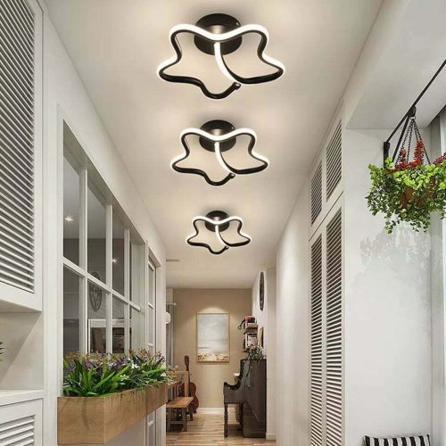 Lustra LED Plafoniera, Elit's Esn6130-bk, 36 W (18x18), 25cm X 10 Cm