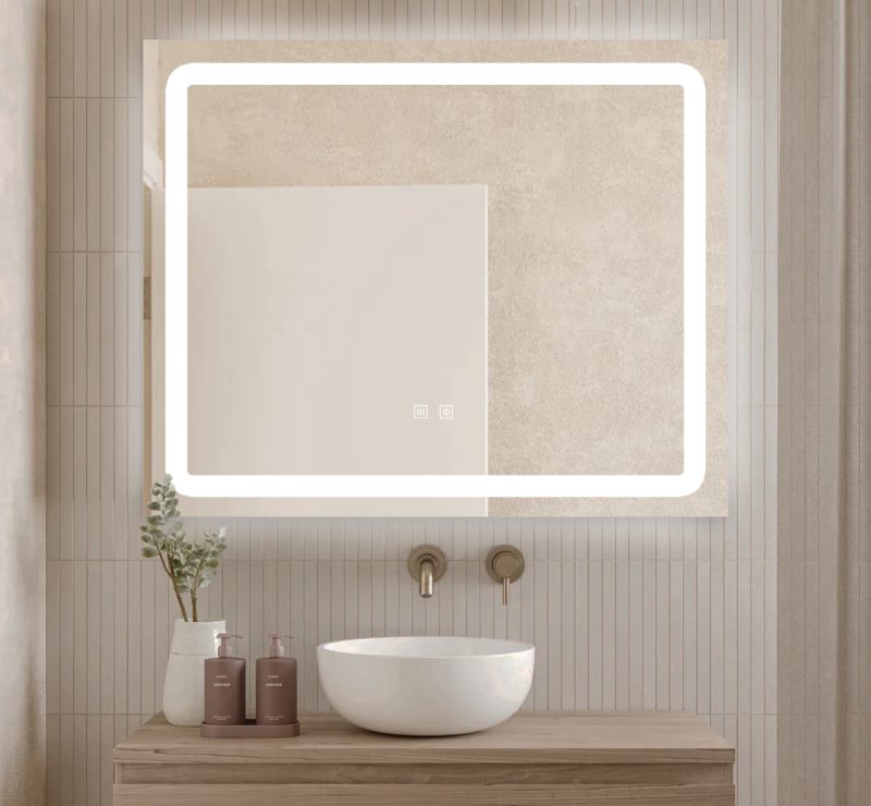 Oglinda LED Elit's EsnJ03, dimensiuni 80x65 cm