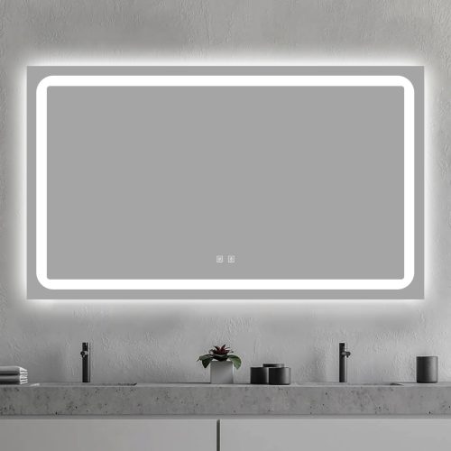 Oglinda LED cu touch si functie de dezaburire 120x70 cm Elit's ESNJ23