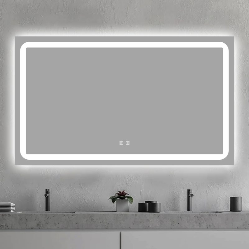 Oglinda LED cu touch si functie de dezaburire 120x70 cm Elit's ESNJ23