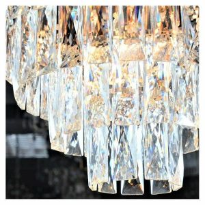 8097-300-4.jpg Candelabru Cristal Elit's Esn300, Dulie 3XE14 Negru cu Auriu