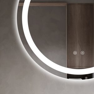 Oglinda Led Rotunda, 70cm, Functie Dezaburire,Elit's  EsnJ05