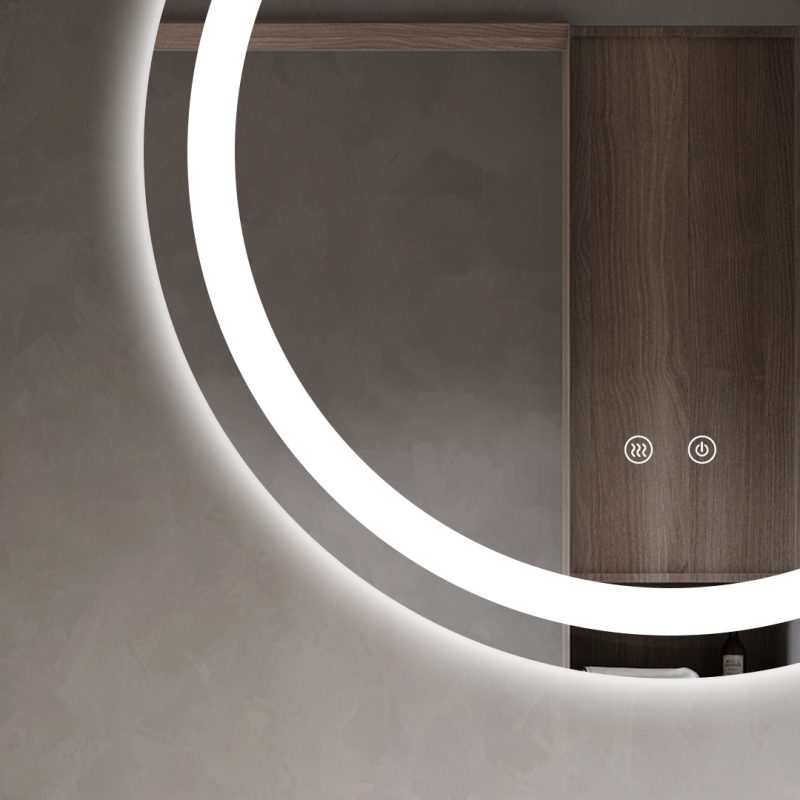 Oglinda Led Rotunda, 70cm, Functie Dezaburire,Elit's  EsnJ05