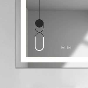 9 Oglinda LED cu funcție de dezaburire Elit's ESNJ08, 80x60cm