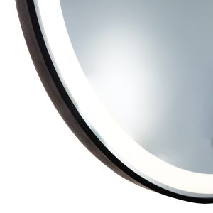 9 Oglinda LED rotundă de 70cm, Elit's model Esn10.1, cu lumină caldă-rece