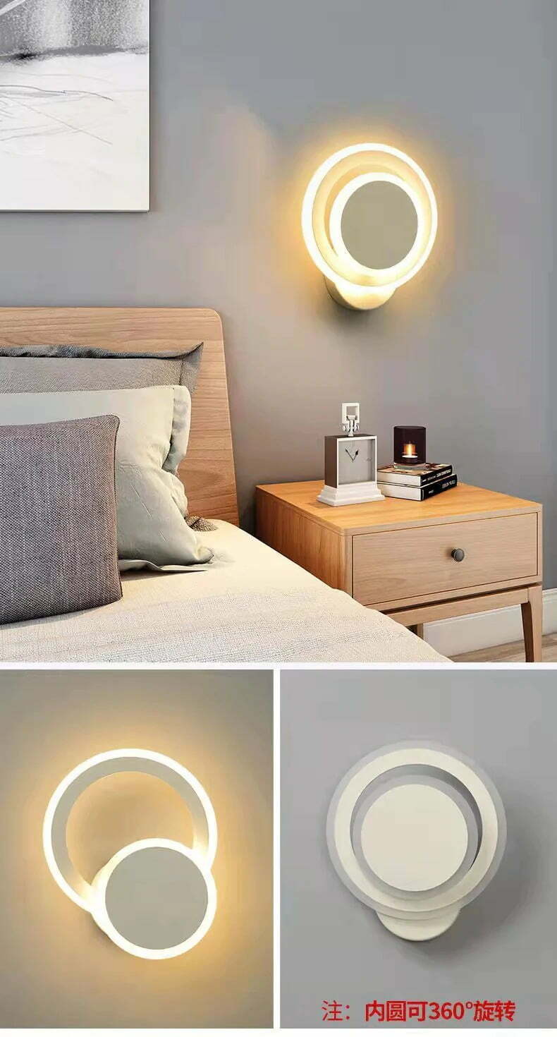 Aplica LED,Elit's  B-2, 3 Tipuri De Lumina, 32W, Alb