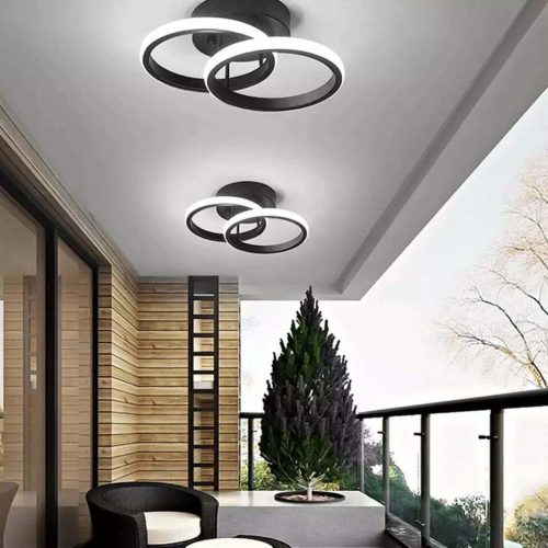 Aplica LED Elit's B130 - Iluminare Versatilă și Eficientă, 32W, Negru
