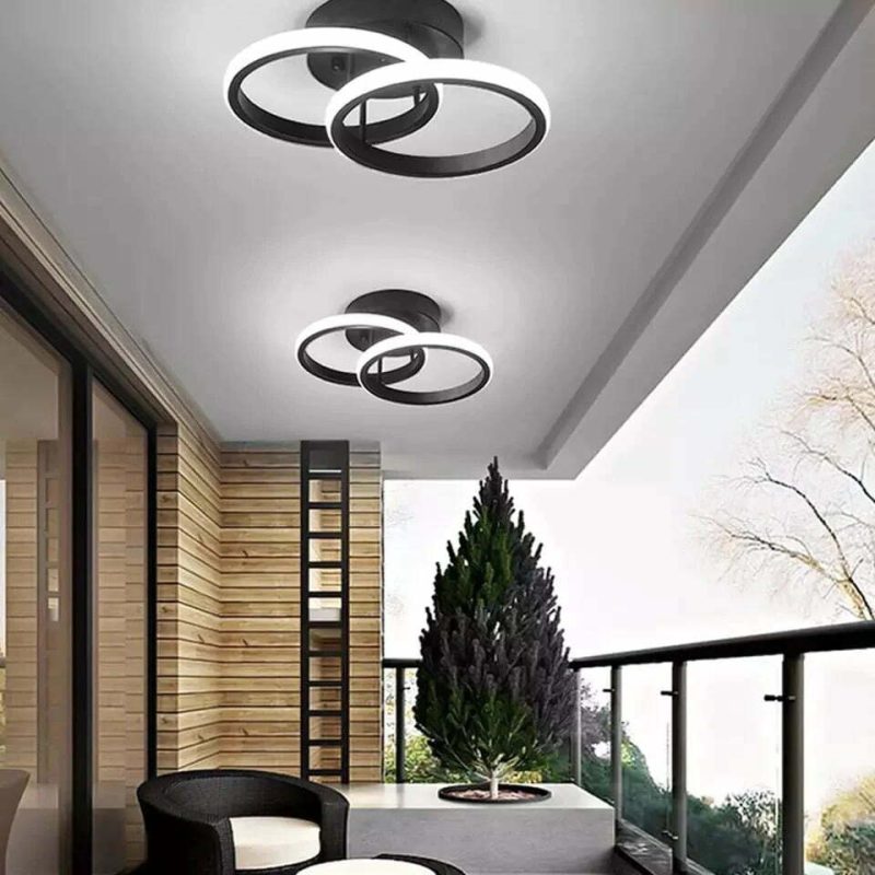 Aplica LED Elit's B130 - Iluminare Versatilă și Eficientă, 32W, Negru