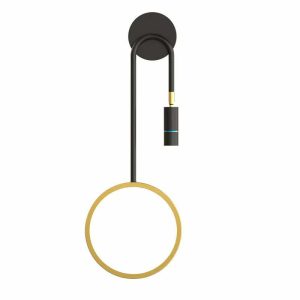 Aplica Led, Elit's Esn B93, 3 Tipuri De Lumina, 40W, Auriu negru