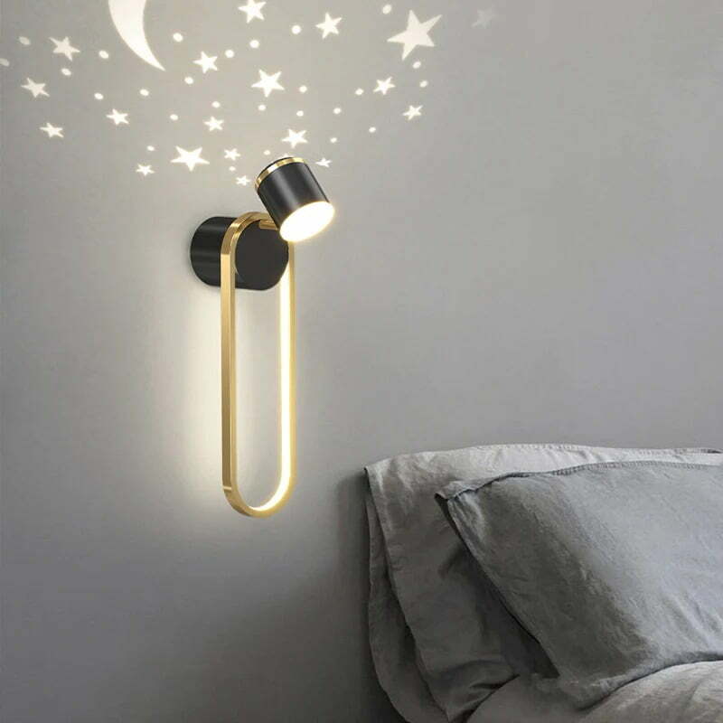 Aplica Led, Elit's Esn B95, 3 Tipuri De Lumina, 40W, Auriu Negru