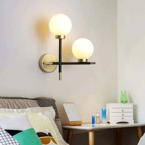 Lampa LED De Perete Cu Abajur,Elit's  24x32 Cm, 40W, Gold