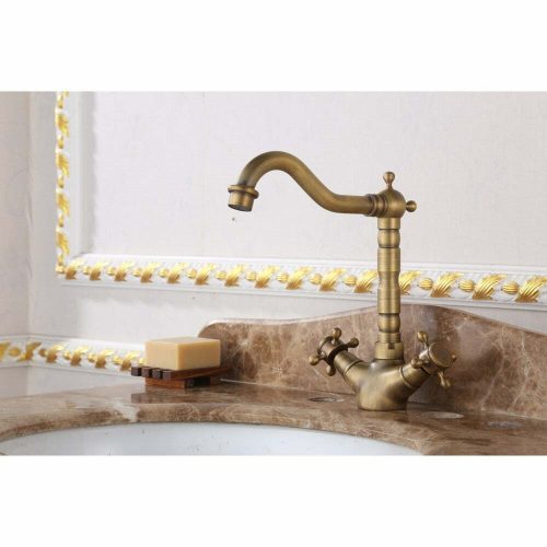 Baterie Lavoar Inalta Bronz Antichizat, Esn 1763D