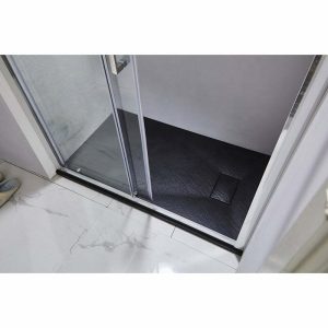 Cadita20Baie20Din20Compozit202C20Smack202C2010020X7020Cm2C20Cu20Sifon2CNegru201.jpg Cadita Baie Din Compozit ,Elit's , 90x80 Cm , Cu Sifon,Negru