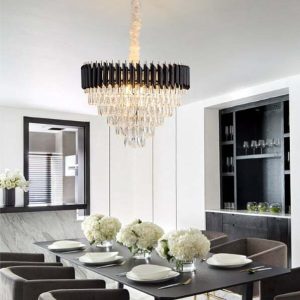 Candelabru20Cristal20Elits20Esn400.jpg Candelabru Cristal Elit's Esn400, Negru cu Auriu