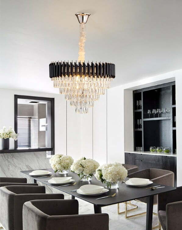 Candelabru20Cristal20Elits20Esn400.jpg Candelabru Cristal Elit's Esn400, Negru cu Auriu
