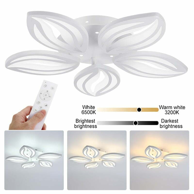 Lustra Led Cu Telecomanda,Elit's  Esn6549 5-WH, 120w