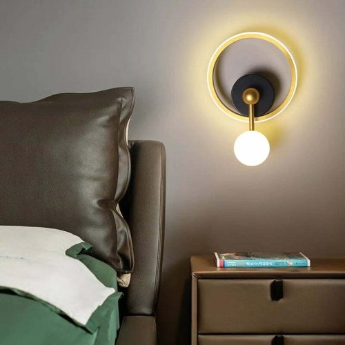 Aplica Led, Elit's Esn B91-2, 3 Tipuri De Lumina, 40W, Auriu