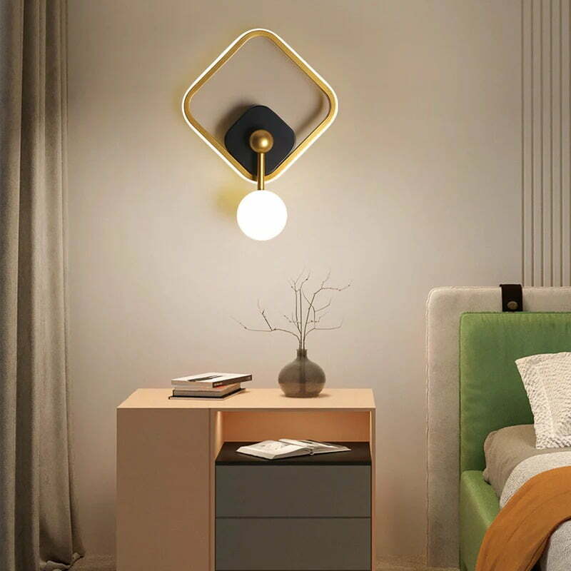 Aplica Led, Elit's Esn B91-3, 3 Tipuri De Lumina, 40W, Auriu