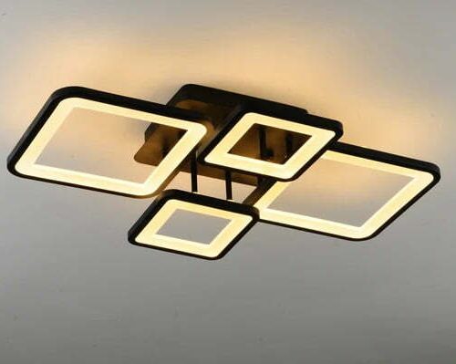 Lustra LED Cu Telecomanda, Elit's Esn K002-2+2 r, 90w