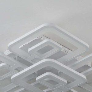 Lustra LED Cu Telecomanda, Elit's Esn M025/4+1, 180W, Alb