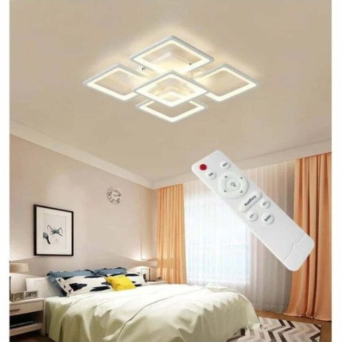 Lustra LED Cu Telecomanda, Lumina Rece Calda, Intensitate Reglabila Elit's Esnk40-5R 182 W