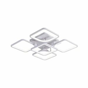 Lustra LED Cu Telecomanda, Lumina Rece Calda, Intensitate Reglabila Elit's Esnk40-5R 182 W