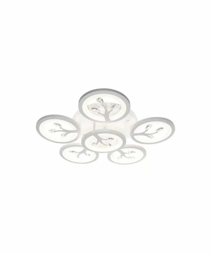 Lustra LED Cu Telecomanda, 144W, Elit's, Esn K27-5+1