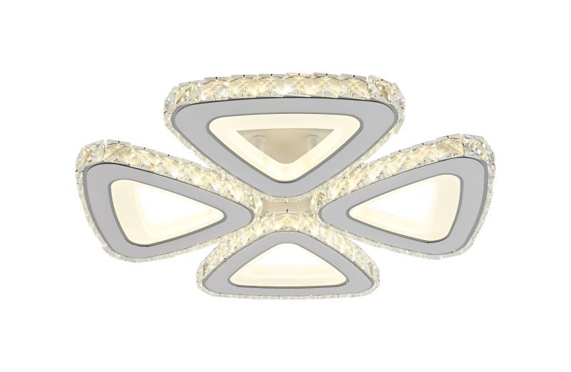 Lustra LED Cu Telecomanda, Elit's Triany Cristal, 110 W
