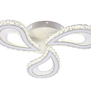 Lustra LED Cu Telecomanda, Elit's Petalo Cristal, 90 W