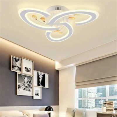 Lustra LED Cu Telecomanda, Lumina Rece Calda, Intensitate Reglabila Elit's Esnk53-3r, 108w