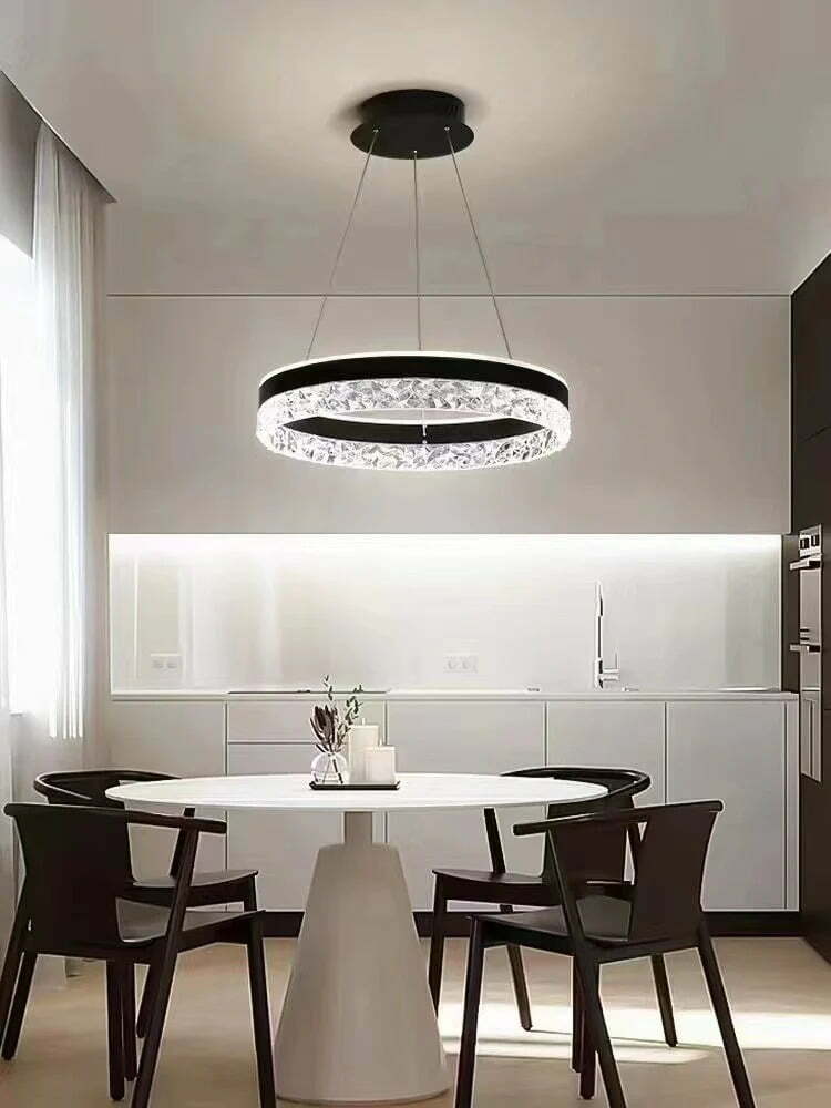 Lustra LED Cu Telecomanda, Elit's Esn1437BK, 146w
