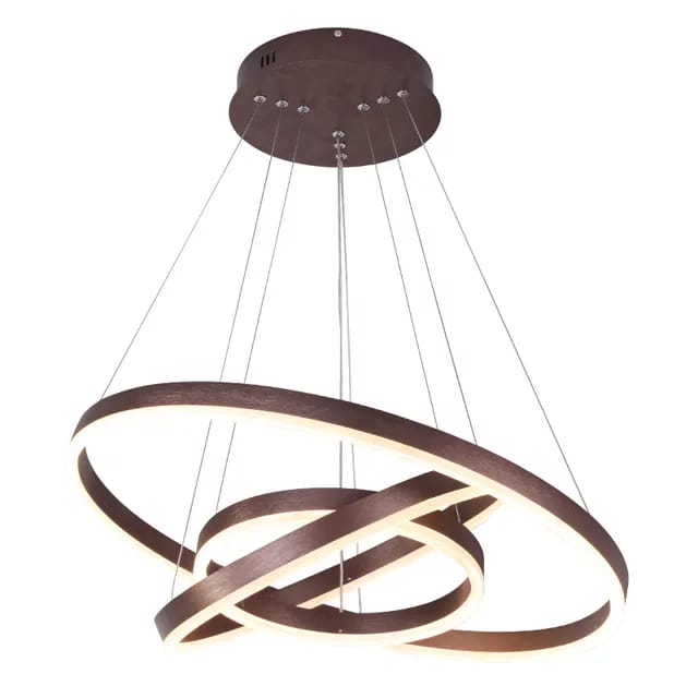 Lustra LED Cu Telecomanda, Elit's Esn5205-3 Maro Caffe, 160w