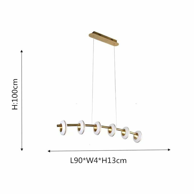 Lustra LED Cu Telecomanda, Elit's Esn6615-3LF, 60w