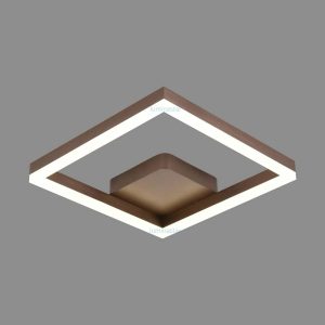Lustra LED Cu Telecomanda, Elit's EsnC875-CF, Maro Coffee