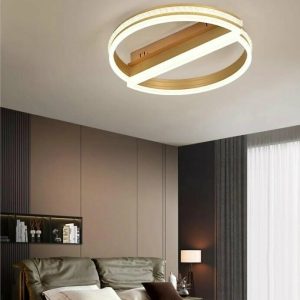 Lustra LED Cu Telecomanda, Elit's EsnC878-1 GD, Gold