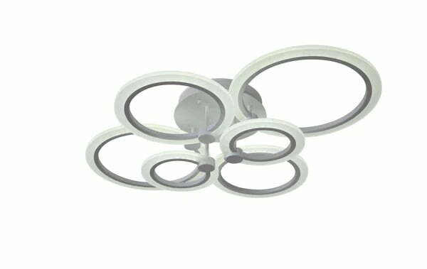 Lustra LED Cu Telecomanda, Elit's Esn K38 2+2+2, 160w