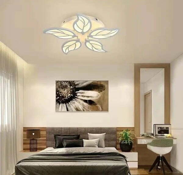 Lustra LED Cu Telecomanda, Elit's Esn M007-5 R, 100w