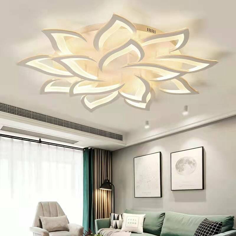 Lustra LED Cu Telecomanda, Elit's Esn M027-10-5, 280W, Alb