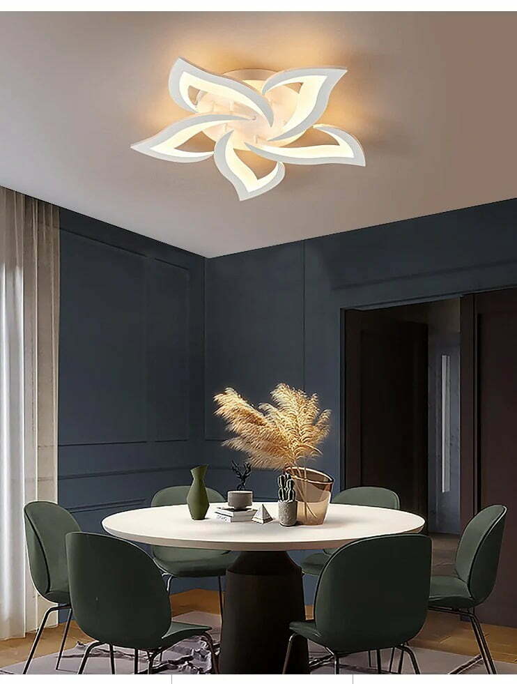 Lustra Led Cu Telecomanda,Elit's  EsnM027-5, 90w, 66 cm