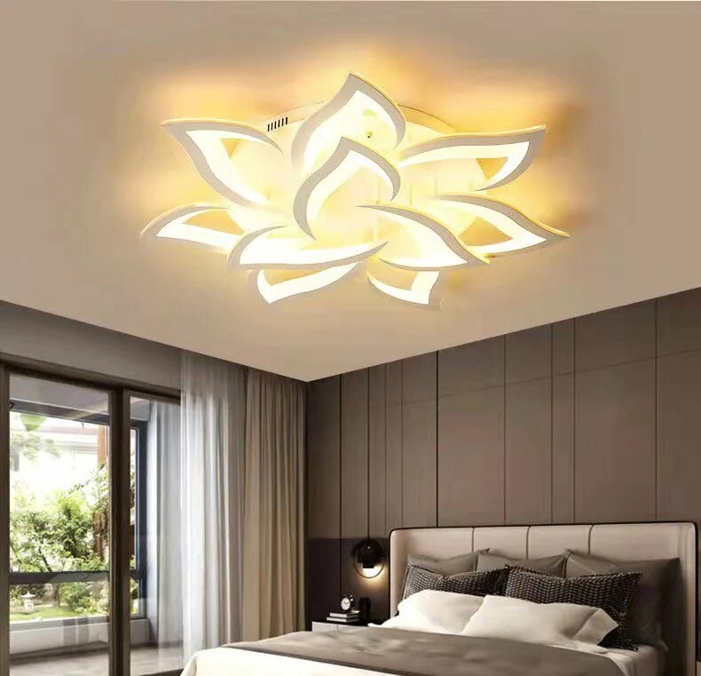 Lustra LED Cu Telecomanda, Elit's  -7+3, 180W, Alb