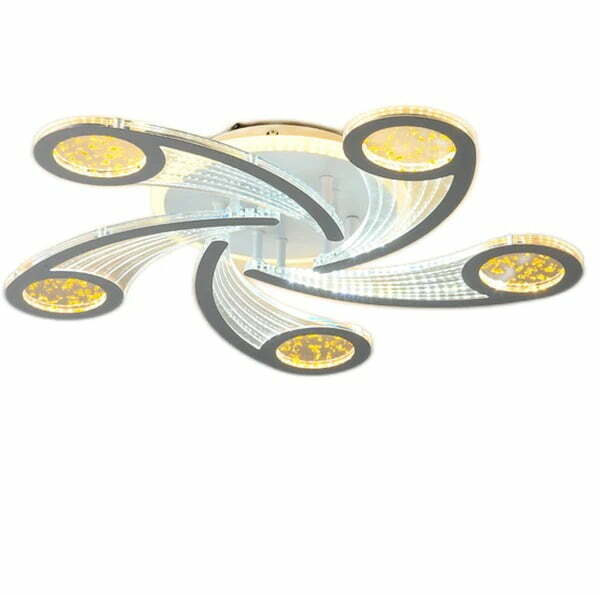 Lustra LED Cu Telecomanda, Elit's Esn M398-5RGB R 138w