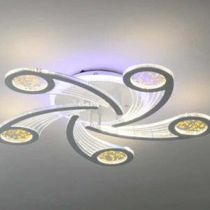 Lustra LED Cu Telecomanda, Elit's Esn M398-5RGB R 138w