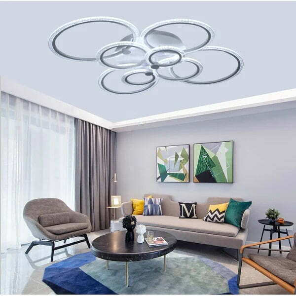 Lustra LED Cu Telecomanda, Elit's Esn Q38/8, 150w