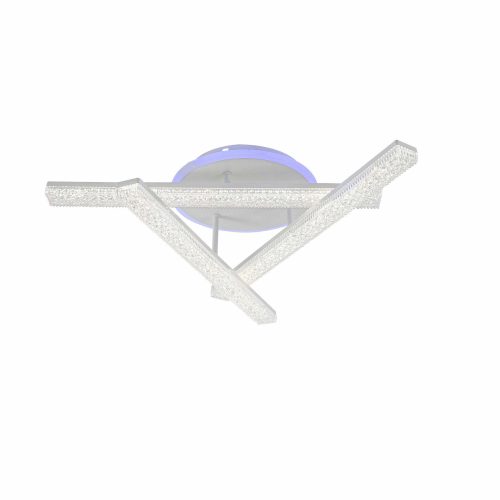 Lustra LED Cu Telecomanda, Elit's Es nR9050 3C, Cu Telecomanda, 3 Tipuri De Lumina Plus Lumina RGB, Intensitate Reglabila, 104W, Alb