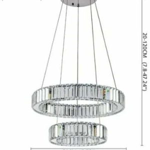 Lustra LED Cu Telecomanda, Elit's EsnSE-P3208 - 30+50, 140w